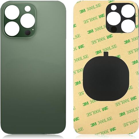 بديل الزجاج الخلفي لهاتف iPhone 13 Pro (A2638 A2483 A2636 A2639 A2640) جميع شركات النقل بدون مجموعة أدوات إصلاح (لـ 13 Pro Green) (أخضر) in Kuwait