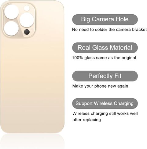بديل الزجاج الخلفي لهاتف iPhone 13 Pro (A2638 A2483 A2636 A2639 A2640) جميع شركات النقل بدون مجموعة أدوات إصلاح (لـ 13 Pro Green) (أخضر) in Kuwait
