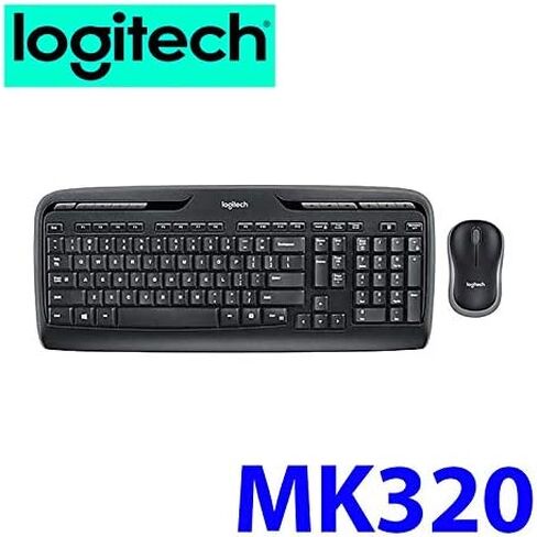 Logitech MK320 Wireless Mouse and Keyboard Combo for Computers Laptops Bundle (2-Pack) (Renewed) in Saudi Arabia
