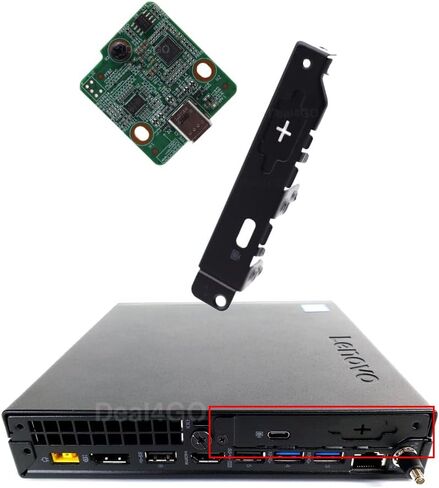 Deal4GO USB-C Port Board w/Bracket 01AJ939 Replacement for Lenovo ThinkCentre M720Q M920Q M920x ThinkStation P330 Tiny 5 in Saudi Arabia