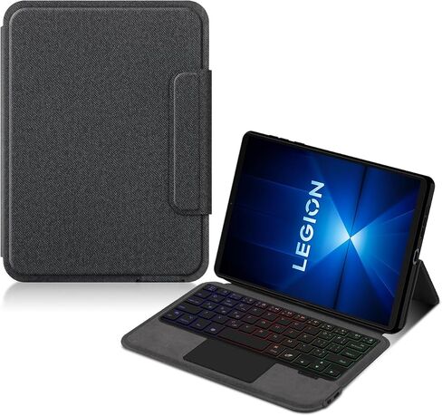 Smart Keyboard Case for Lenovo Legion Y700 8.8-inch Gaming Tablet Case with Integrated Wireless Keyboard Bluetooth Magic Keyboard Compatible for Legion Y700 1/2/3/4 (Black) (Y700 8.8″ 3rd Gen) in Saudi Arabia