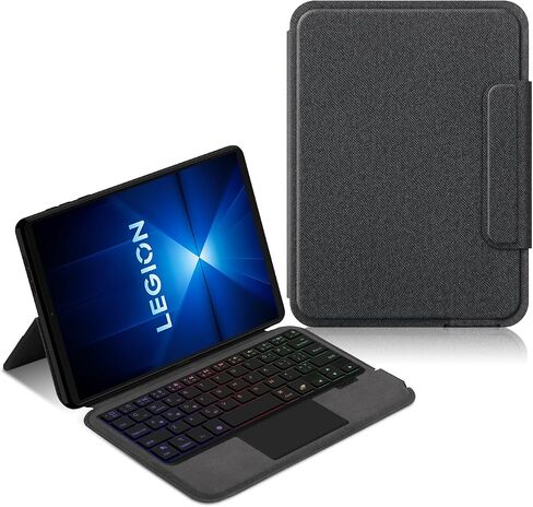 Smart Keyboard Case for Lenovo Legion Y700 8.8-inch Gaming Tablet Case with Integrated Wireless Keyboard Bluetooth Magic Keyboard Compatible for Legion Y700 1/2/3/4 (Black) (Y700 8.8″ 3rd Gen) in Saudi Arabia