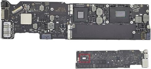 لوحة أم A1466، متوافقة مع لوحة المنطق MacBook Air 13 بوصة A1466 820-3209-A 820-3437-B 820-00165-A 2012 2013 2014 2015 2017(2015 1.6 جيجا هرتز i5 8 جيجابايت) in Kuwait