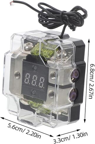 Auto Audio Fuse Block Durable Amp Fuse Holder for Easy Installation Multifunctional Design Compatible with Various Audio Systems User Friendly Setup in Saudi Arabia