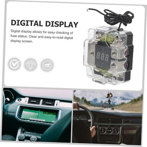 Auto Audio Fuse Block Durable Amp Fuse Holder for Easy Installation Multifunctional Design Compatible with Various Audio Systems User Friendly Setup in Saudi Arabia