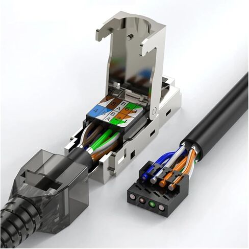 CAT6A CAT7 RJ45 Modular Ethernet Cable Plug Shielded Connector(Cat 7) in Saudi Arabia