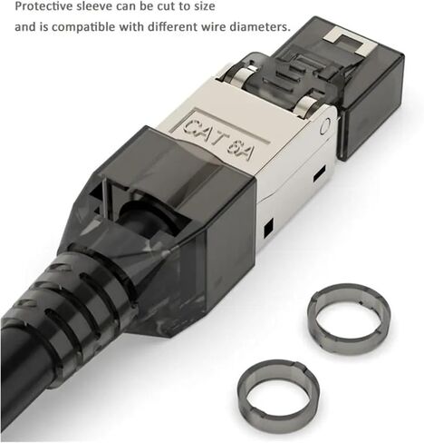 CAT6A CAT7 RJ45 Modular Ethernet Cable Plug Shielded Connector(Cat 7) in Saudi Arabia