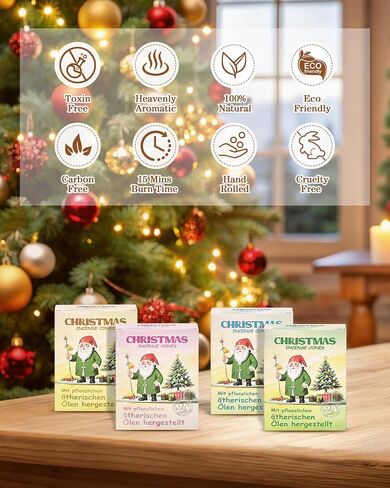 Incense Cones - Mix 6 Scents (96 Cones Total), 16 Cones Each of Rose, Sandalwood, Ocean, Lavender, Frankincense,Coconut Gift Sets in Saudi Arabia