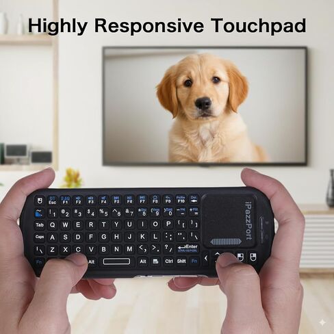 Mini Wireless Keyboard with Touchpad, 2.4G & Bluetooth for Android, PC in Kuwait