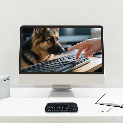 Mini Wireless Keyboard with Touchpad, 2.4G & Bluetooth for Android, PC in Kuwait