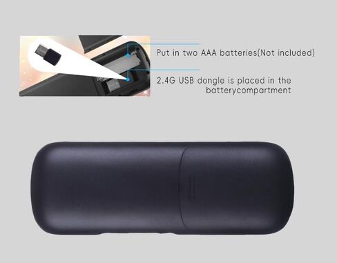 Mini Wireless Keyboard with Touchpad, 2.4G & Bluetooth for Android, PC in Kuwait