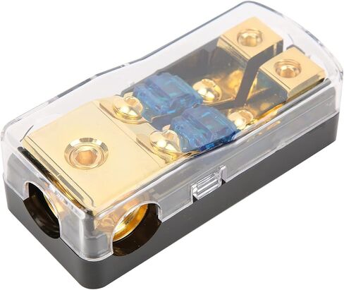 Mini Holder, 1 in 2 Way Out Car Audio Distribution Block Car Audio Block with High Performance for in Kuwait