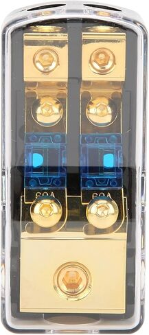 Mini Holder, 1 in 2 Way Out Car Audio Distribution Block Car Audio Block with High Performance for in Kuwait