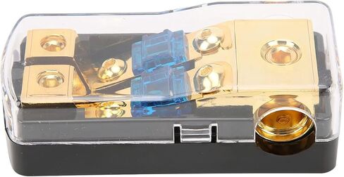 Mini Holder, 1 in 2 Way Out Car Audio Distribution Block Car Audio Block with High Performance for in Kuwait