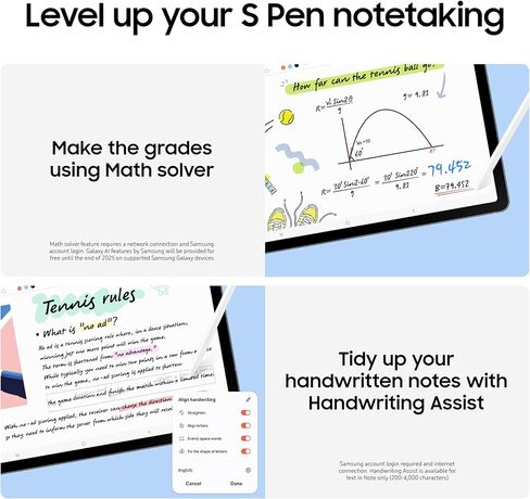 تابلت سامسونج جالاكسي تاب S10 FE بسعة 128 جيجابايت واي فاي أندرويد، شاشة كبيرة، عمر بطارية طويل، معالج قوي، قلم S، تخزين قابل للتوسيع، إصدار الولايات المتحدة، 2025، رمادي (متجدد) in Kuwait