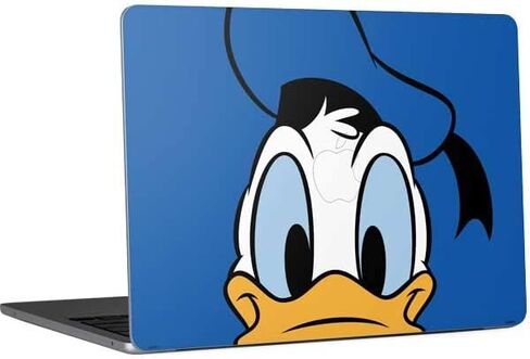 Skinit Decal Laptop Skin Compatible with MacBook Air 13.6in M2 (2022) - Officially Licensed Disney Friends Donald Duck Up Close Design in Saudi Arabia