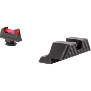 Trijicon GL201-C-600658 Bright & Tough Night Sight Suppressor Set, Glock 17-39 Models, White Front/Black Rear with Green Lamps in Kuwait