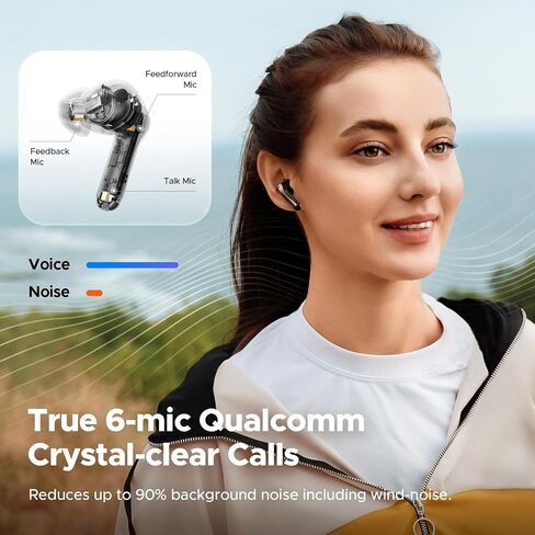 SoundPEATS Air5 Pro Wireless Earbuds, LDAC & aptX Lossless, 55dB ANC in Kuwait