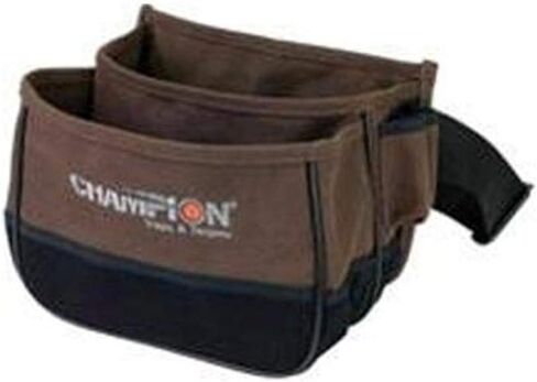 Champion Traps and Targets 45852Trapshooting Double Box Shell Pouch, Brown in Saudi Arabia