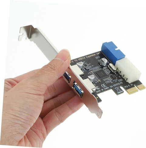بطاقة توسيع USB Pci-e إلى محول USB داخلي مزدوج لنقل البيانات بسرعة عالية لسطح المكتب مع موصل أمامي متوافق مع أنظمة تشغيل متعددة، مستقر وموثوق in Kuwait