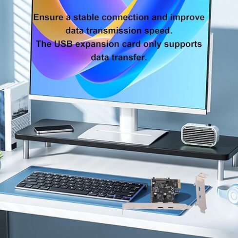 بطاقة Sanpyl PCI E إلى USB 3.2 Gen 1، بطاقة توسيع منافذ USB مزدوجة من النوع C بسرعة 5 جيجابت في الثانية، بطاقة PCI Express للفوز بنظام التشغيل Linux لنظام التشغيل X in Saudi Arabia