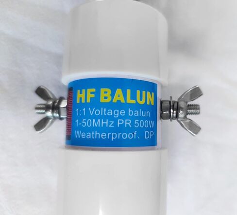 هوائي راديو الموجة القصيرة Balun، 1-50 ميجا هرتز HF Ham Antenna Balun، 500W 1:1 جهد Balun هوائي مقاوم للماء DIY مع موصل UHF أنثى (SO-239) in Saudi Arabia
