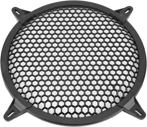 KIMISS 10 Speaker Grill Cover, 15 Inch Circular Speaker Cover, SubWoofer Plastic Mesh Cover, Car Audio Cover Woofer Speaker Modification Cover,Car Speaker Grill 12 Guard 12inch (12 inch) (10 inch) in Saudi Arabia