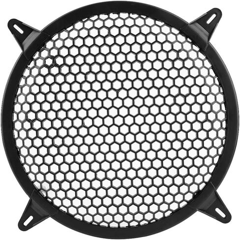 KIMISS 10 Speaker Grill Cover, 15 Inch Circular Speaker Cover, SubWoofer Plastic Mesh Cover, Car Audio Cover Woofer Speaker Modification Cover,Car Speaker Grill 12 Guard 12inch (12 inch) (10 inch) in Saudi Arabia