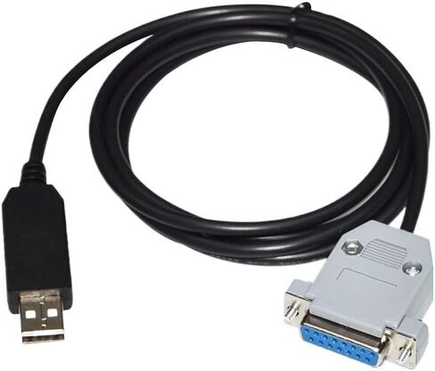 رقاقة USB إلى D-SUB 15-PIN DB15 أنثى RS232 كابل اتصال تسلسلي (5 متر، رقاقة PL2303 غزيرة) in Kuwait
