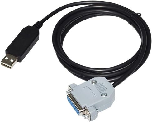رقاقة USB إلى D-SUB 15-PIN DB15 أنثى RS232 كابل اتصال تسلسلي (5 متر، رقاقة PL2303 غزيرة) in Kuwait