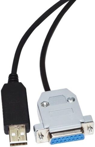 رقاقة USB إلى D-SUB 15-PIN DB15 أنثى RS232 كابل اتصال تسلسلي (5 متر، رقاقة PL2303 غزيرة) in Kuwait