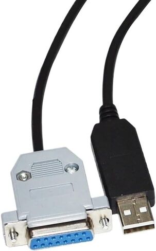 رقاقة USB إلى D-SUB 15-PIN DB15 أنثى RS232 كابل اتصال تسلسلي (5 متر، رقاقة PL2303 غزيرة) in Kuwait
