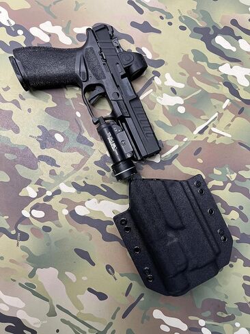 الحافظة السوداء Kydex لـ Springfield Echelon Streamlight TLR-1، TLR-1 HL in Kuwait