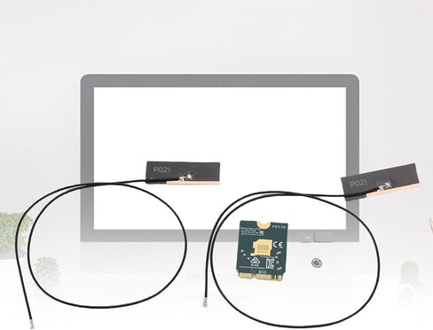 GOWENIC WiFi 6E Wireless Card, M.2 NGFF Triple Band 4200Mbps Laptop Wireless Card with Dual 8dBi Antenna, for 10 11 Systems in Saudi Arabia