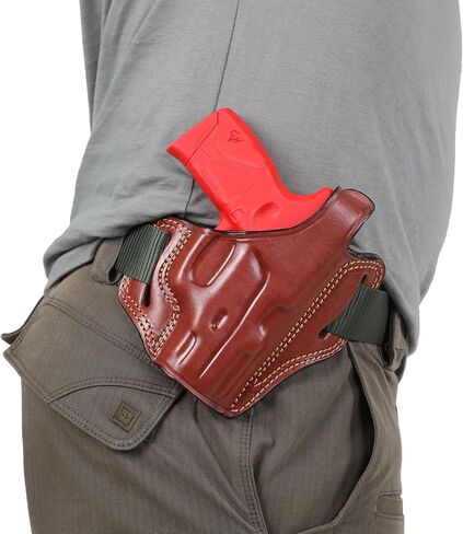 for Smith Wesson Bodyguard 2.0 380 Auto Owb Handmade Leather Gun Holsters in Kuwait