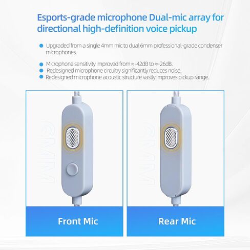 سماعة ألعاب KZ Gale بتصميم صوتي هاي فاي، ميكروفونات مزدوجة، محرك خطي فائق، استجابة تردد واسعة، ملاءمة مريحة فوق الأذن للألعاب والموسيقى، نوع C مع أداة ضبط EQ in Kuwait