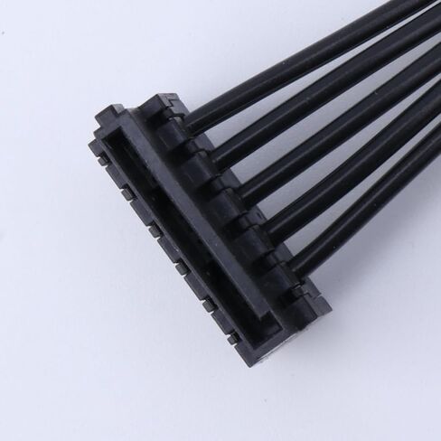 كابل وحدات الطاقة 6pin إلى الكوع وحدة PCIE 6P مسطحة سوداء للكمبيوتر RM550x RM650x RM750x RM850x RM1000x in Kuwait