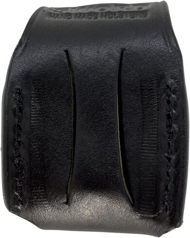 SWORD Handmade Single Speedloader Carrier/case/Pouch for 357 Magnum 6 & 7 Shots, 44 Magnum 5 Shot, S&W .38 Special 6 Shot speedloaders Genuine Leather Handmade! Brown and Black in Saudi Arabia