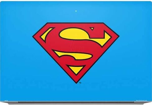 غلاف كمبيوتر محمول من Skinit متوافق مع Elitebook 840 G7 - تصميم نمط خلفية بشعار DC Comics Superman مرخص رسميًا in Saudi Arabia