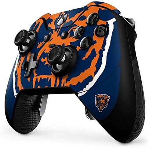 Skinit Decal Gaming Skin Compatible with Xbox One Elite Controller - Officially Licensed NFL Chicago Bears Retro Logo Design in Saudi Arabia