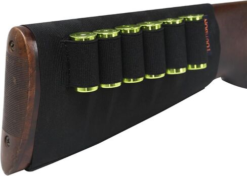 Tourbon Elastic Rifle Ammo Sleeve Shotgun Buttstock Shotshell Cartridge Holder(1 set) in Saudi Arabia