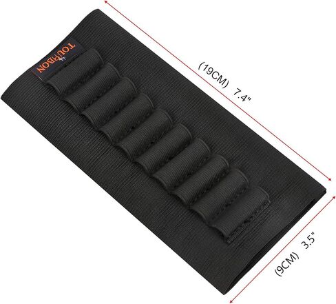 Tourbon Elastic Rifle Ammo Sleeve Shotgun Buttstock Shotshell Cartridge Holder(1 set) in Saudi Arabia