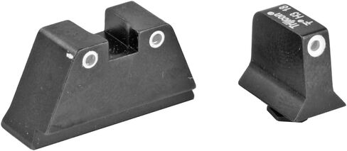 Trijicon GL201-C-600658 Bright & Tough Night Sight Suppressor Set, Glock 17-39 Models, White Front/Black Rear with Green Lamps in Kuwait