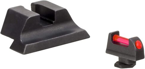 Trijicon GL201-C-600658 مجموعة مثبطات الرؤية الليلية الساطعة والصعبة، موديلات Glock 17-39، أمامي أبيض/خلفي أسود مع مصابيح خضراء in Saudi Arabia