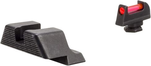 Trijicon GL201-C-600658 مجموعة مثبطات الرؤية الليلية الساطعة والصعبة، موديلات Glock 17-39، أمامي أبيض/خلفي أسود مع مصابيح خضراء in Saudi Arabia