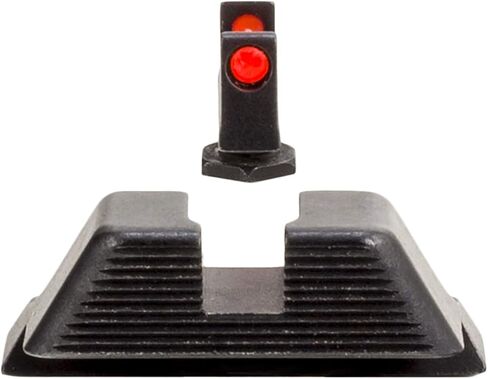 Trijicon GL201-C-600658 مجموعة مثبطات الرؤية الليلية الساطعة والصعبة، موديلات Glock 17-39، أمامي أبيض/خلفي أسود مع مصابيح خضراء in Saudi Arabia