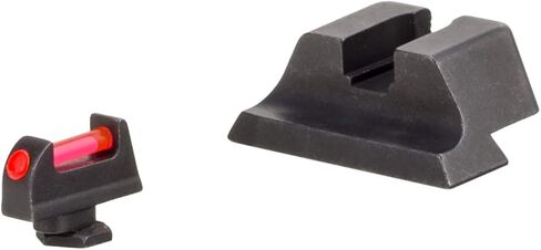 Trijicon GL201-C-600658 مجموعة مثبطات الرؤية الليلية الساطعة والصعبة، موديلات Glock 17-39، أمامي أبيض/خلفي أسود مع مصابيح خضراء in Saudi Arabia