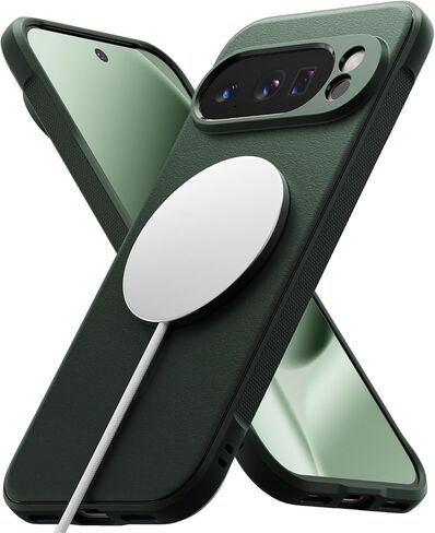 حافظة Ringke Onyx مصممة لهاتف Google Pixel 10 Pro XL [متوافقة مع MagSafe وPixelsnap] غطاء خفيف الوزن مقاوم للزيوت والأوساخ وملمس معزز مانع للانزلاق - أخضر داكن مغناطيسي in Saudi Arabia