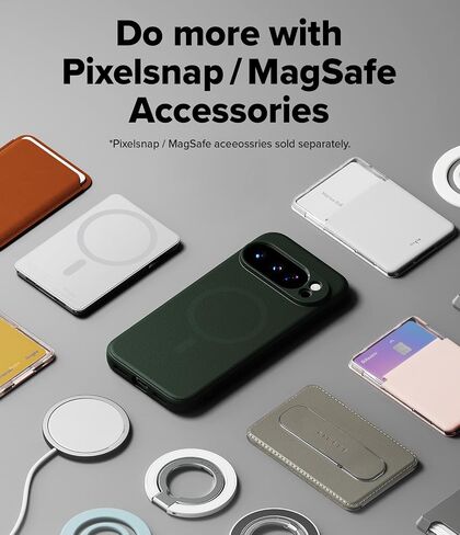 حافظة Ringke Onyx مصممة لهاتف Google Pixel 10 Pro XL [متوافقة مع MagSafe وPixelsnap] غطاء خفيف الوزن مقاوم للزيوت والأوساخ وملمس معزز مانع للانزلاق - أخضر داكن مغناطيسي in Saudi Arabia