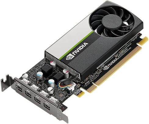 PNY NVIDIA T1000 4GB GDDR6 - بطاقة رسومات احترافية رفيعة المستوى، 4x منافذ عرض صغيرة (متجددة) in Kuwait